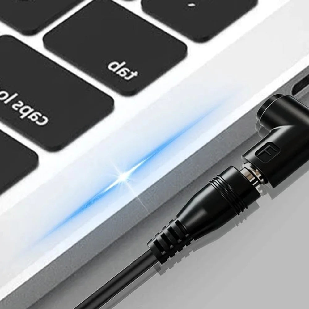 PA-100W 100W Type-C Female to DC Male Cable Adapter Kit with 14Pcs DC Adapters 100W PD Fast Charging Adapter Cable for Lenovo HP Dell Laptops - 6