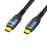 D24020 2m Straight USB-C to USB-C Cable 240W PD 3.1 Fast Charging E-Marker Chip Data Cable for Laptop - Black - 3