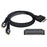 SF-052-0.5M 50cm OCuLink PCIe PCI-Express SFF-8611 8x 8-Lane to Dual SFF-8654 Slimline 4x SSD Data Active Cable - 2