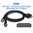 SF-052-0.5M 50cm OCuLink PCIe PCI-Express SFF-8611 8x 8-Lane to Dual SFF-8654 Slimline 4x SSD Data Active Cable - 3