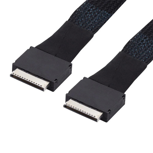 SF-049-0.5M 50cm OCuLink PCIe PCI-Express SFF-8611 8x 8-Lane to OCuLink SFF-8611 8x SSD Data Active Cable - 1