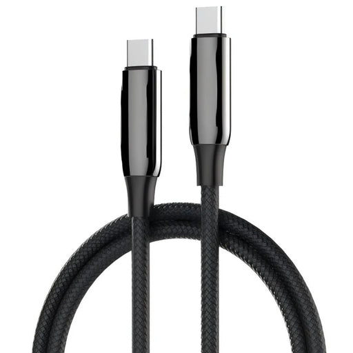 LDNIO LC921c-240W 1m USB-C to USB-C Cable 240W PD3.1 Fast Charging Braided Data Cable for Laptop Phone - Black - 1
