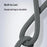 LDNIO LC441C 1m USB-C to USB-C Cable 65W PD Fast Charging Braided Data Cable for iPhone 15 Series - Grey - 5