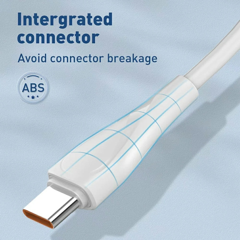 LDNIO LC611C 1m 65W PD Fast Charging Cable USB-C to USB-C Data Sync Cable for Phone Tablet - White - 3