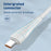 LDNIO LC612C 2m 65W PD Fast Charging Cable USB-C to USB-C Data Sync Cable for Phone Tablet - White - 3