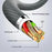 LDNIO LC631C 1m 65W USB-C to USB-C Fast Charging Cable TPE Braided Cord for iPhone 15 Series Android Tablets Laptops - Grey - 3