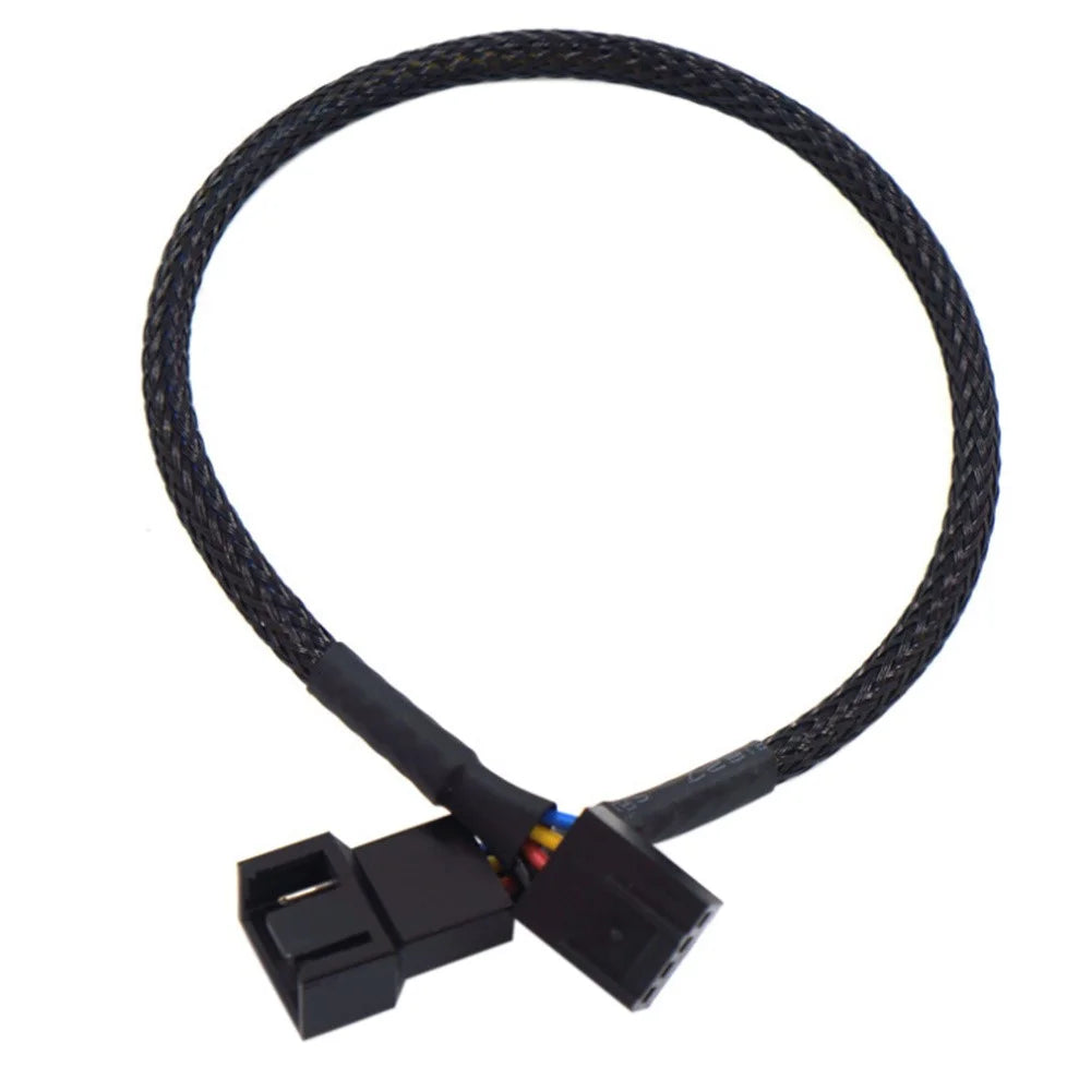 Motherboard CPU 4Pin Fan Extension Cable PWM 4Pin Transfer Wire Chassis Motherboard Power Cord - 1