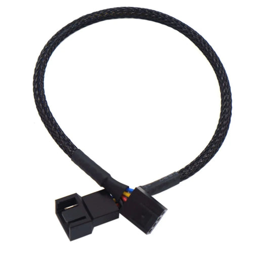 Motherboard CPU 4Pin Fan Extension Cable PWM 4Pin Transfer Wire Chassis Motherboard Power Cord - 1