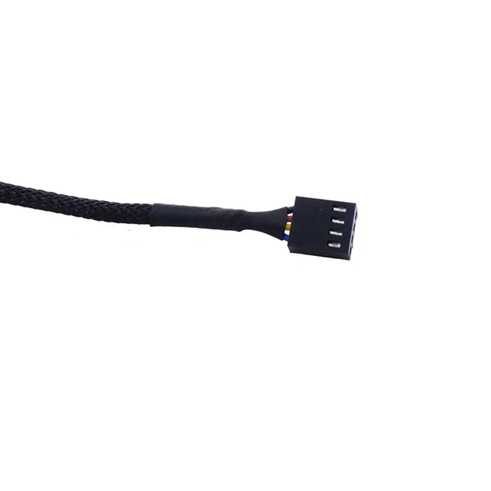 Motherboard CPU 4Pin Fan Extension Cable PWM 4Pin Transfer Wire Chassis Motherboard Power Cord - 4