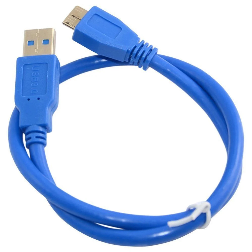 0.3m USB 3.0 Extension Cable A Male to Micro-B Adapter Converter Charger Cable Wire Cord for Mobile Hard Disk - 2