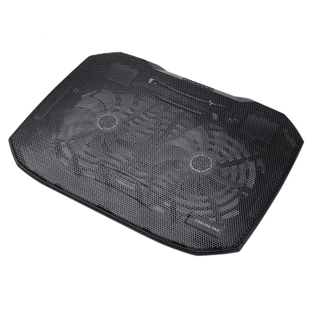 N136 Notebook Router Heat Dissipation Stand Desktop Laptop Cooling Pad Dual Fan Cooler - 4