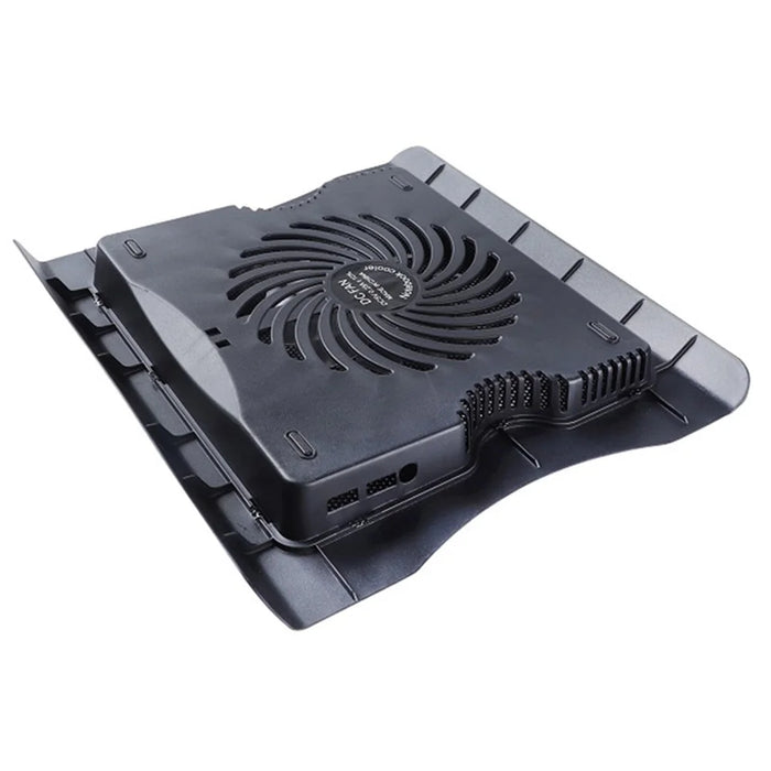 883 Desktop Notebook Router Heat Dissipation Base LED Light Fan Cooler Stand Laptop Cooling Pad - 3
