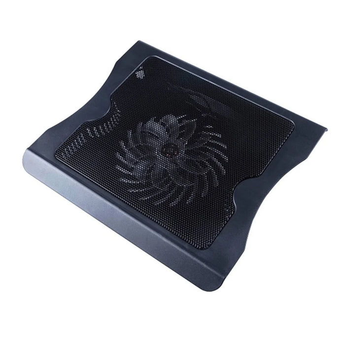 883 Desktop Notebook Router Heat Dissipation Base LED Light Fan Cooler Stand Laptop Cooling Pad - 4