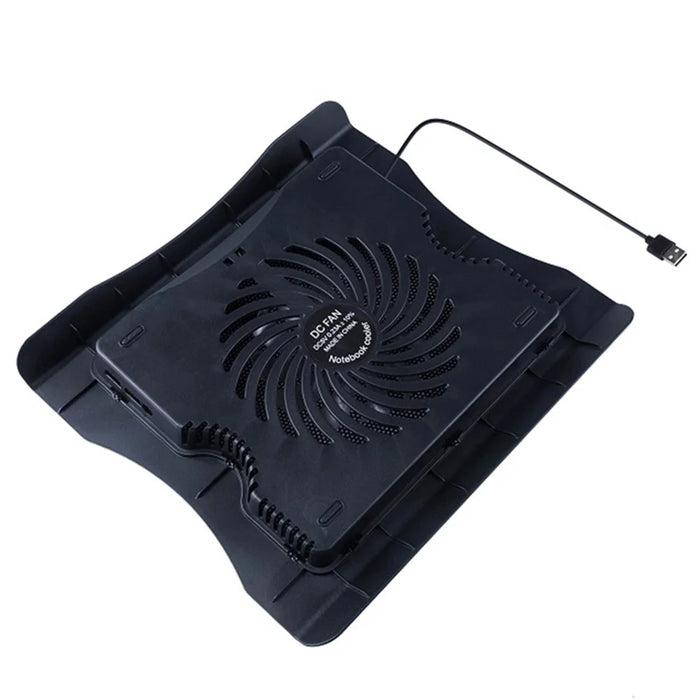 883 Desktop Notebook Router Heat Dissipation Base LED Light Fan Cooler Stand Laptop Cooling Pad - 5