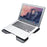 878 Notebook Router Heat Dissipation Base USB Radiator Laptop Cooling Pad Fan Cooler - 2