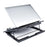 S100 Height Adjustable Notebook Gaming Fan Cooler Desktop Laptop Stand Cooling Pad - Blue Light - 3
