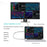 1.8m USB 3.1 Type C USB-C Source to DVI 1080P Displays Male Monitor Cable for Laptop - 7