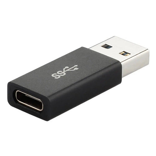 USB Type-C Female to USB3.0 Male Adapter Aluminum Alloy Shell Portable Mini USB Converter - 1