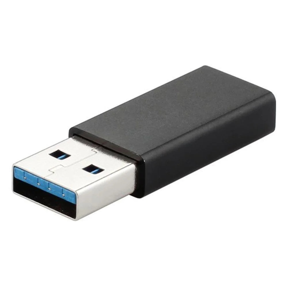 USB Type-C Female to USB3.0 Male Adapter Aluminum Alloy Shell Portable Mini USB Converter - 2