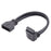 U3-082-DN Angled USB 3.0 20Pin Male to Female Extension 5Gbps Cable for Computer Motherboard Mainboard - 2