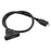 U3-083-MM 50cm Micro USB 3.0 Male to Micro 3.0 Type-B Female 5Gbps Screw Mount Type Extension Cable - 2