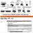 U3-083-MM 50cm Micro USB 3.0 Male to Micro 3.0 Type-B Female 5Gbps Screw Mount Type Extension Cable - 7