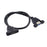 U3-083-AF 50cm Type-A USB 3.0 Female to Micro 3.0 Type-B Female Screw Mount Type 5Gbps Extension Cable - 2