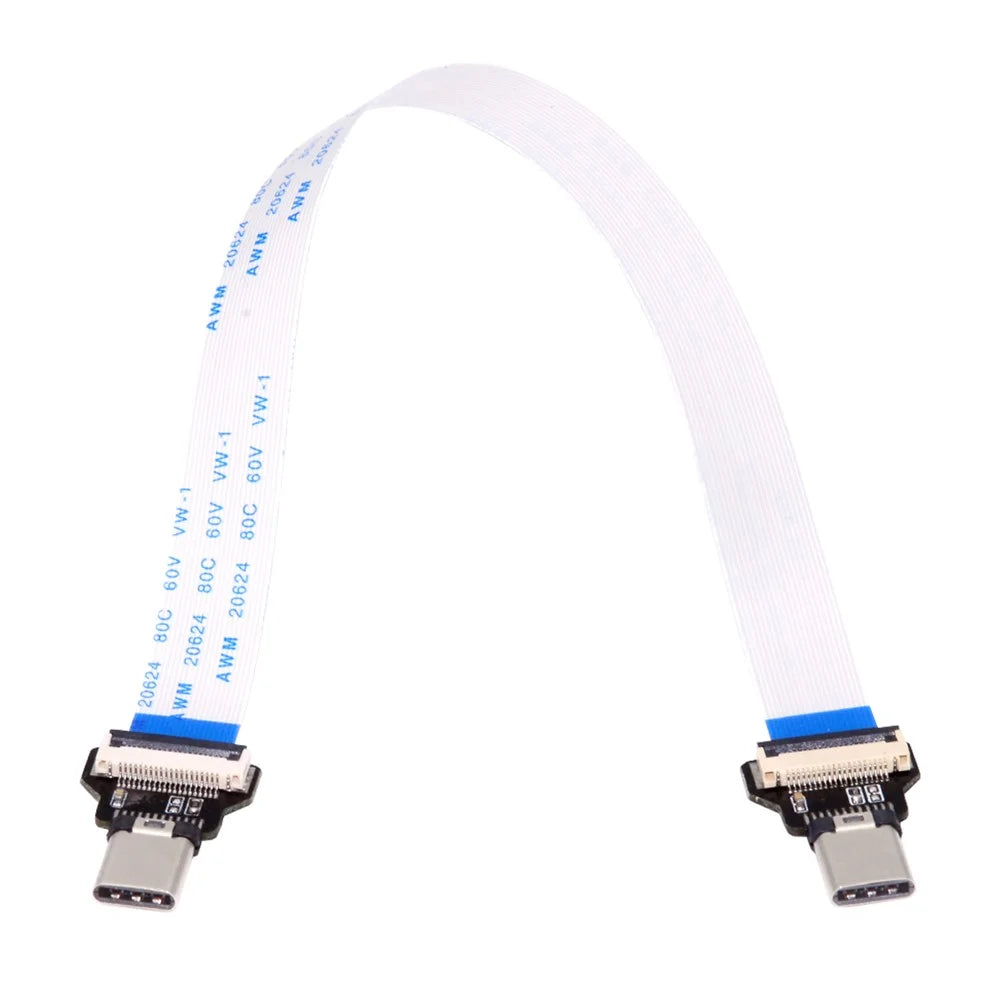 UC-019-CM CN-008-OTG / CN-009-0.13M / CN-013-MA OTG USB-C Type-C Male Host to Type-C Male Target Data Flat Slim FPC Cable - 2