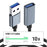 JUNSUNMAY 5m USB 3.0 Male to Female 2A Charging 5Gbps Data Transfer Cable Nylon Braided Extension Cord - 3