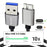 JUNSUNMAY 3m USB-A 3.0 Male to Micro-B Male Hard Drive Camera Data Cable Nylon Braided Cord - 3