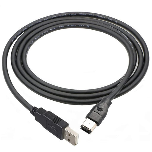JUNSUNMAY 1.8m Firewire IEEE 1394 6 Pin Male to USB 2.0 Male Adapter Converter Cable - 2