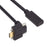 UC-041-UP 0.3m USB 3.1 Type C Up Angled Male to Female Extension Data  Screw Locking Cable - 1