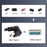 UC-101-LE 0.3m 5Gbps USB3.0 Type-A to Type-C Opposite U Shape 90-degree Left Angled Cable - 4