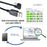 U2-089-OS 1.5m USB2.0 to Micro USB Data Cable 480Mbps U-Shape Angled Micro Power Cable - 2