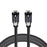 UC-047-1.2M USB 3.1 Type-C Locking Connector to USB 3.1 Type-C Cable for Camera with Panel Mount Screw - 1