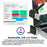 U3-078-DN 90 Degree Down Angled USB 3.0 A Male to Micro-B 3.0 Plug Angled Locking Screw Panel Cable 25cm - 3