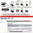 U3-087 5Gbps USB 3.0 Type-B Female to USB3.0 Micro-B Male Extension Cable for Disk SSD Camera Data 30cm - 4