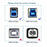 U3-087 5Gbps USB 3.0 Type-B Female to USB3.0 Micro-B Male Extension Cable for Disk SSD Camera Data 30cm - 5
