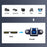 U3-087 5Gbps USB 3.0 Type-B Female to USB3.0 Micro-B Male Extension Cable for Disk SSD Camera Data 30cm - 6