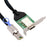 SF-083-26PIN 0.5m External Mini SAS SFF-8088 Male to Female Extension Cable - 1