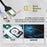 SF-083-26PIN 0.5m External Mini SAS SFF-8088 Male to Female Extension Cable - 5