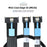 SF-080 PCI-E 5.0 Mini Cool Edge IO MCIO STR PCI-E 8i 74Pin Male to Dual MCIO 38Pin Male Extender Cable 50cm - 3