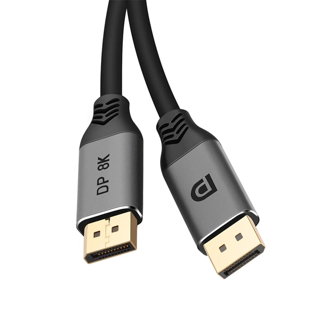 5m DP1.4 Male to Male Cable 8K Displayport HD Video Adapter Cord for HDTV Monitor Projector - 2