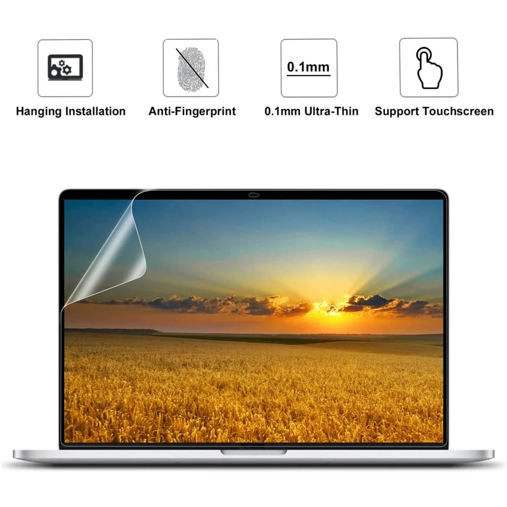 Bubble-free Sensitive Touch Matte Soft PET Screen Protector Film for MacBook Pro 16 inch (2019) A2141 - 2