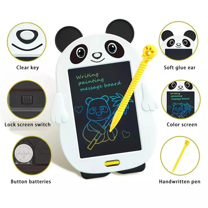 8.5-Inch Color LCD Writing Tablet Panda Shaped Design Doodle Board Kids Gifts Drawing Pad with One-key Lock Screen Function - 5