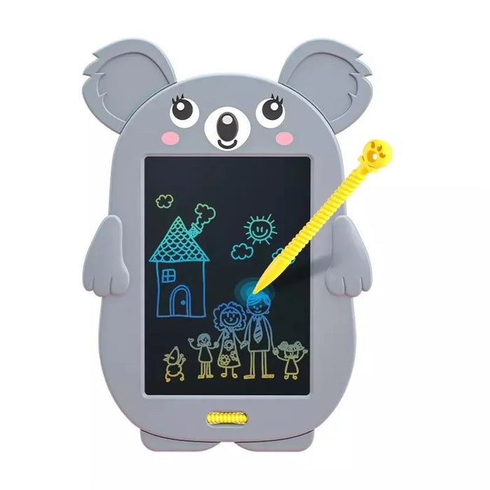 8.5 Inch Color LCD Writing Tablet Cartoon Mouse Shaped Kids Doodle Handwriting Board Children Learning Toy Drawing Pad with One-key Lock Screen Function - 1