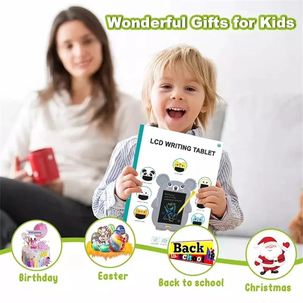 Cute Pig Shaped Children 8.5 Inch LCD Writing Tablet Kids Drawing Pad Handwriting Writing Board for Home School - 3