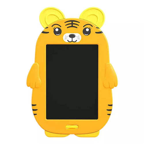 Tiger Shaped Kids 8.5 Inch LCD Drawing Pad Toddler Boys Girls Doodle Writing Tablet Handwriting Board with Lock Function One-click Erase - 1