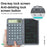 Multifunction 12-Digit Calculator LCD Writing Tablet Handwriting Drawing Tablet Notepad with One-key Lock Screen Function for Office, School, Business - 3