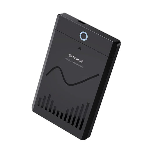 DM HD010 2.5 Inch Type-C USB3.2 Gen1 External Hard Drive Enclosure 5Gbps High Speed Transfer for SATA HDD SSD - Black - 2